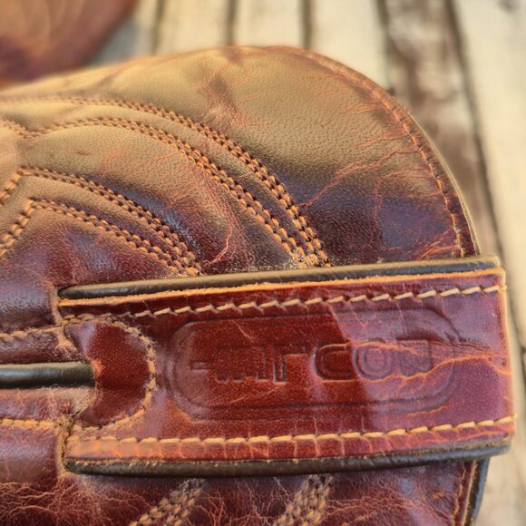 Boulet western cowboy boots, leather, handmade in Canada, Rare sz 5, Unisex - Picture 7 of 9